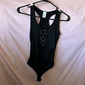 Dynamic seamless apparel One-Size black tank bodysuit